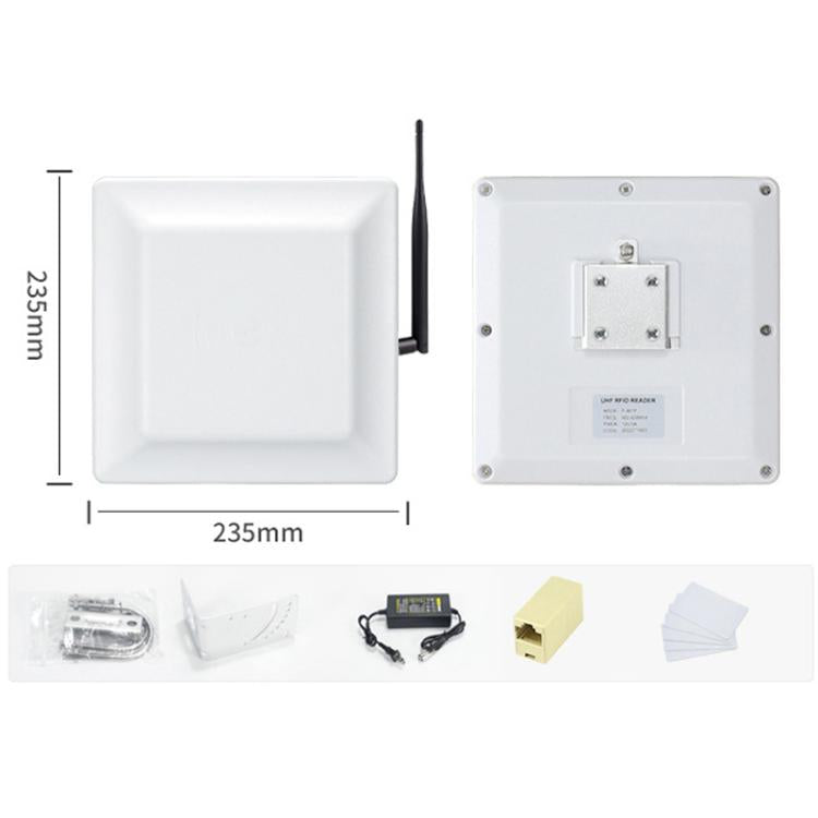 UHF Middle Range RFID Integrated Reader Identification Distance 0-5m, Style: Add WiFi Communication — US Plug