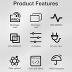 UHF Electronic Tag Identification RFID Reader / Writer 7dbi Antenna Integrated Reader, Style: USB Virtual Port