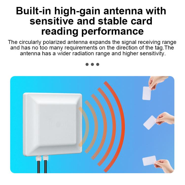 UHF RFID Reader Long Range Integrated Reader Writer With E710 Chip, Style: Add Power Over Ethernet — view 9