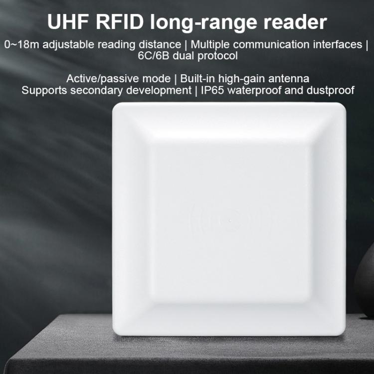 UHF RFID Reader Long Range Integrated Reader Writer With E710 Chip, Style: Add WiFi Communication — UK Plug