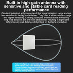 Industrial UHF RFID Long Range Integrated Reader Built-in 9dBi Antenna, Style: with WiFi Communication — view 10