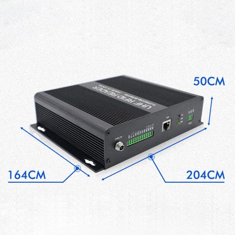 RFID 4-Channel UHF Long-Range Reader with Antenna, Industrial Access Control & Warehouse Management RFID Reader / Writer
