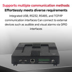Writer with Impinj E710 Module, Fixed UHF Industrial Long-Range Reader for Warehouse Management, 8-Channel RFID Reader