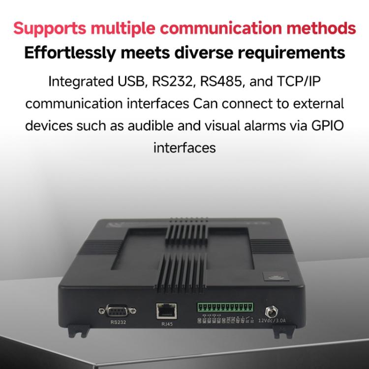 Writer with Impinj E710 Module, Fixed UHF Industrial Long-Range Reader for Warehouse Management, 8-Channel RFID Reader