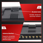 Writer with Impinj E710 Module, Fixed UHF Industrial Long-Range Reader for Warehouse Management, 8-Channel RFID Reader