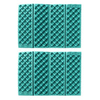 2 PCS Portable Folding Cellular Massage Cushion Outdoors Damp Proof Picnic Seat Mats EVA Pad