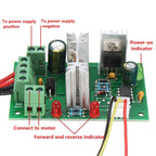 PWM Motor Speed Controller Regulator Reversible Control Forward/Reverse Switch, LDTR-WG0266 DC 6-30V 200W 16KHz