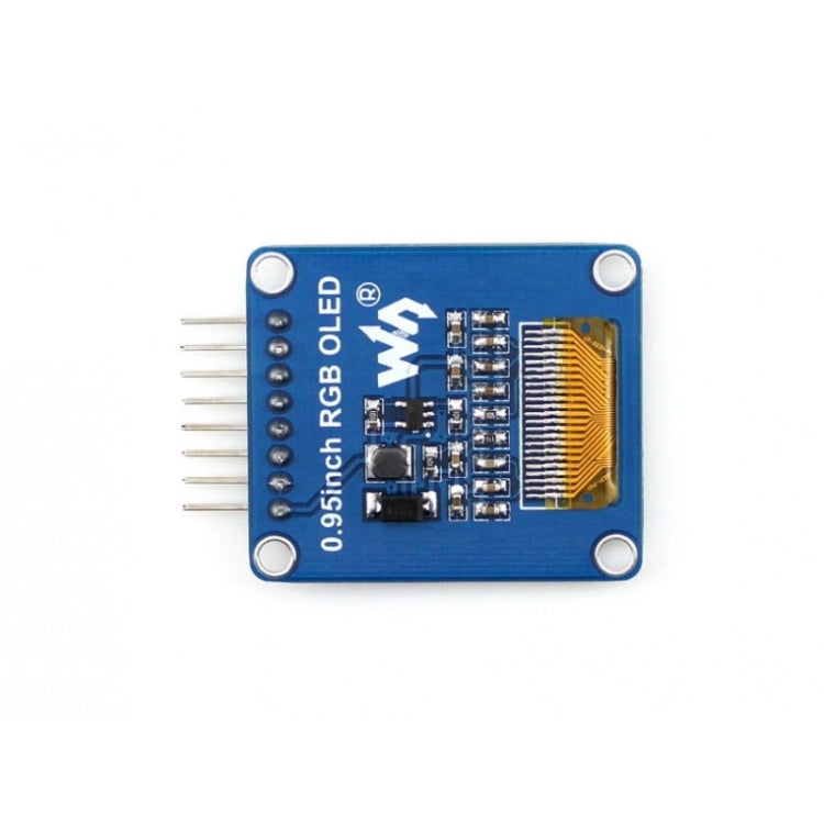 Waveshare 0.95 inch RGB OLED (A), SPI Interface, Curved Horizontal Pinheader — view 3