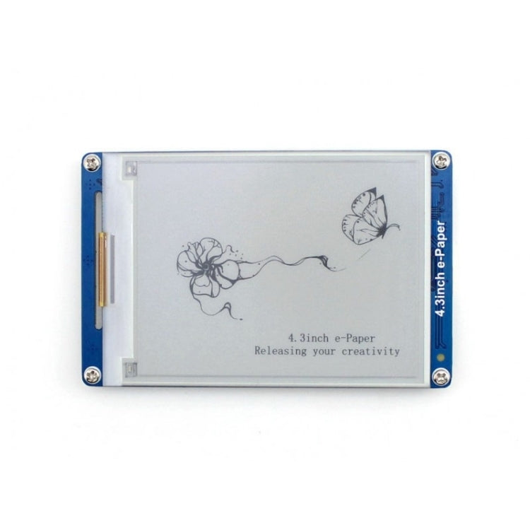 Waveshare 4.3 inch 800x600 Pixel Serial Interface Electronic Paper Display UART Module — view 3