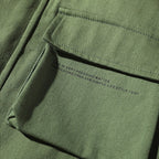 Trend Multi-pockets Top Loose Coat Simple Casual Jacket for Men