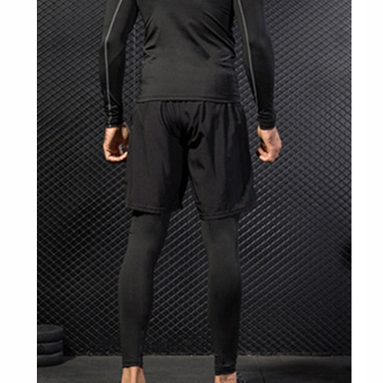 Fake Two Piece Fitness Leisure Stretch Quick Drying Pants