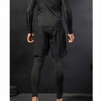 Fake Two Piece Fitness Leisure Stretch Quick Drying Pants