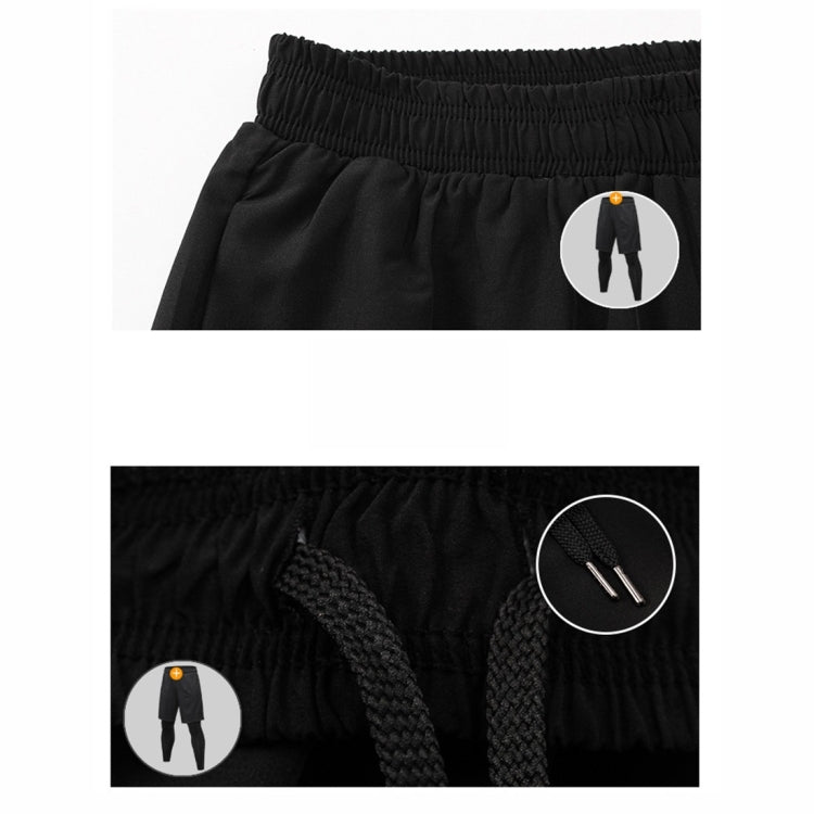 Fake Two Piece Fitness Leisure Stretch Quick Drying Pants