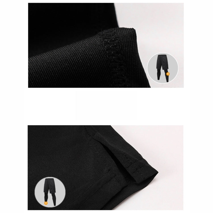 Fake Two Piece Fitness Leisure Stretch Quick Drying Pants