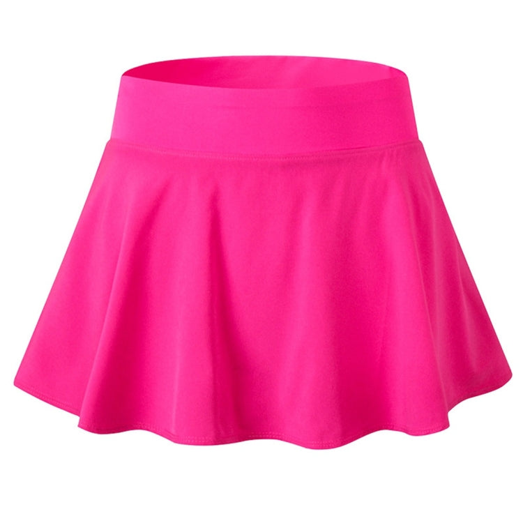 Tennis Dance Yoga Quick Drying Anti Light Lining Skirt Pants (Color:Rose Red Size:XXL), S, M, L, XL, XXL — view 32