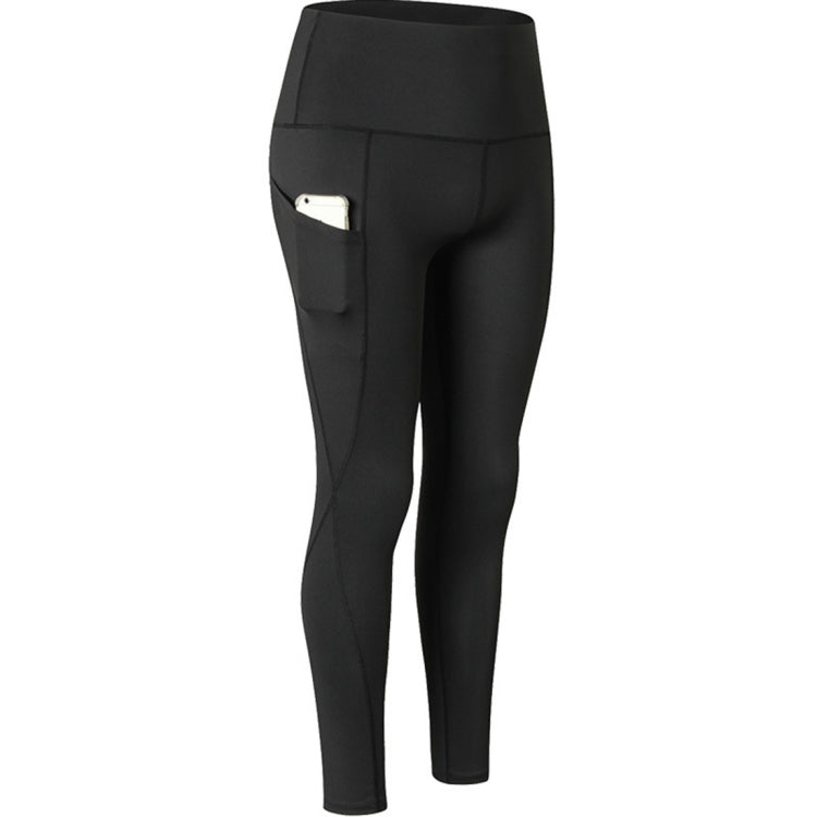 Super High Waist Slant Pocket Stretch Quick Drying Tights (Color:Colorful Gray Size:L), S, M, L, XL, XXL — view 28