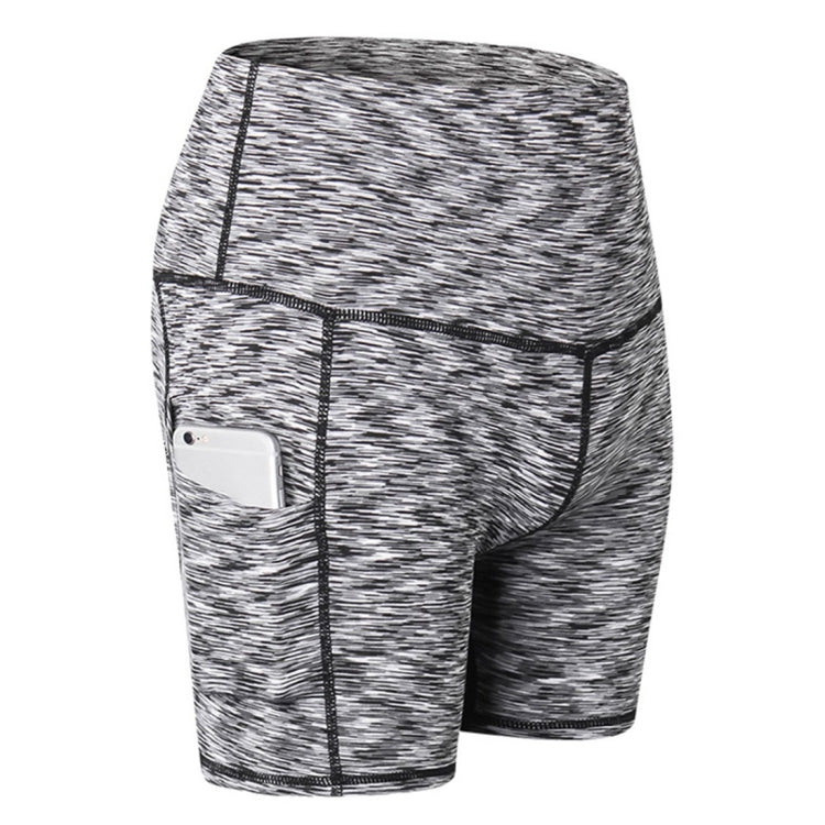 Running Training Tight Quick Drying Elastic High Waist Yoga Three Part Belt Pocket (Color:Grey Size:XXL), S, M, L, XL, XXL — view 32