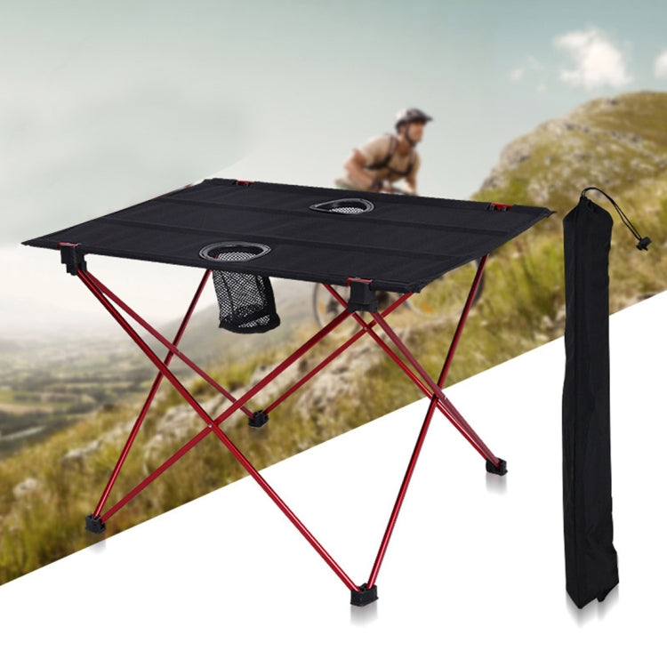 Outdoor Camping Portable Light Folding Table Oxford Cloth Aviation Aluminum Picnic Barbecue Table