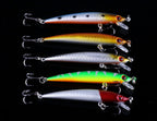 HENGJIA Set056 56 PCS Sequin Set Metal Sequins False Bait Fresh Sea Bass Fishing Bait Set, Length: 3 to 10cm, Boxed