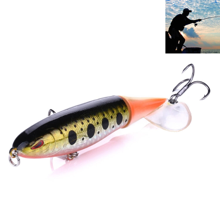 HENGJIA PE018 10cm/13g Propeller Tractor Shaped Hard Baits Fishing Lures Tackle Baits Fit Saltwater and Freshwater