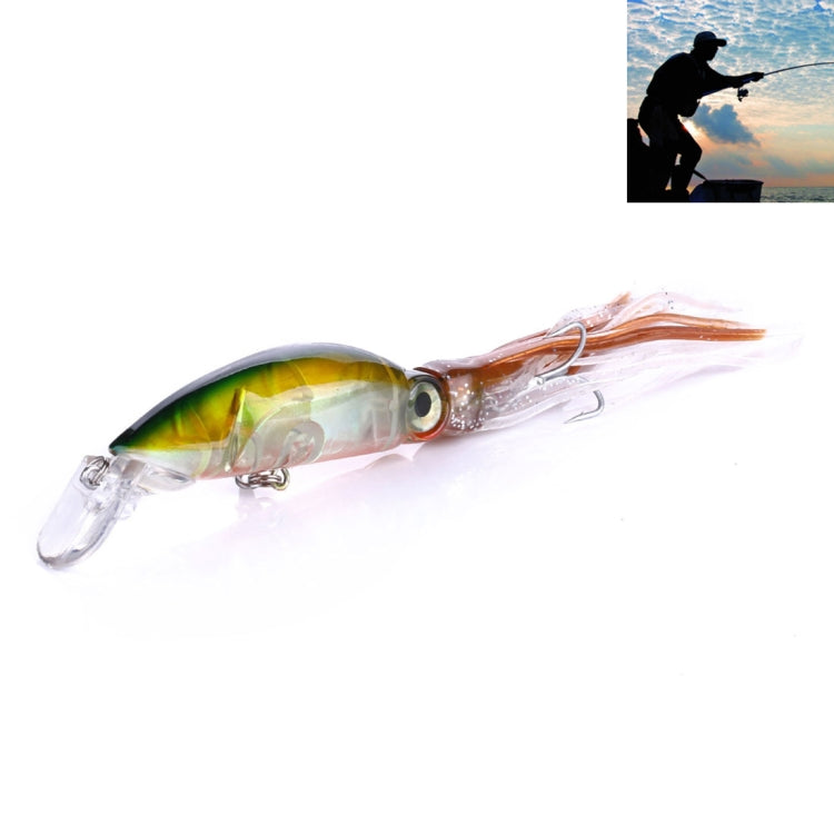 HENGJIA JIZ002 10cm/16.6g Big Octopus Squid Shaped Hard Baits Long Shot Fishing Lures Tackle Baits Fit Sea Fishing and Freshwater Fishing