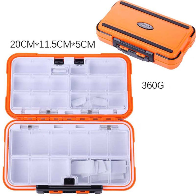 HENGJIA qt020 Waterproof Multifunction Fishing Tool Gear Storage Hooks and Fishing Bait Box, Large Size: 20 x 11.5 x 5cm