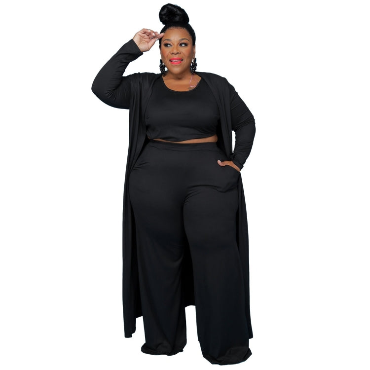 Casual Fashion Sports Home Three-piece Set — White