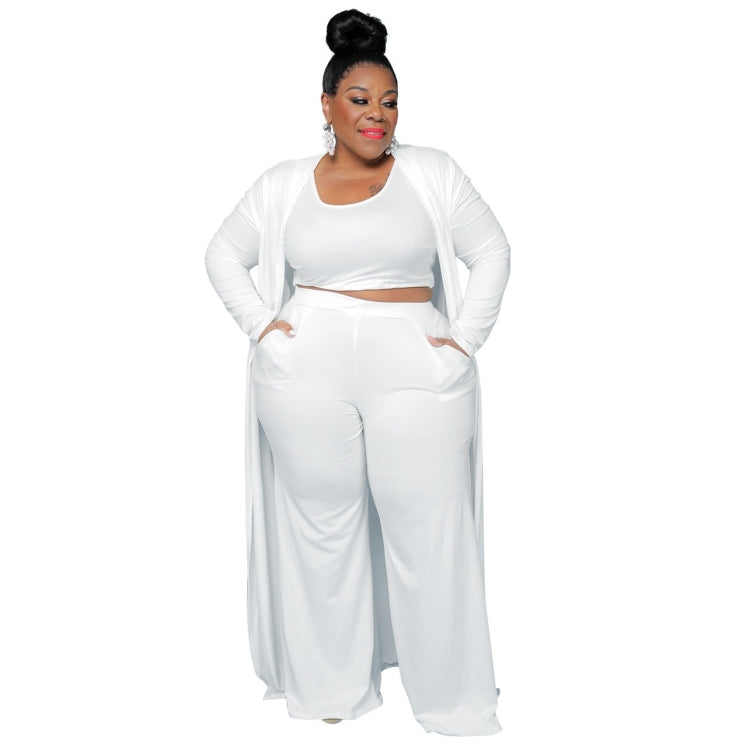 Casual Fashion Sports Home Three-piece Set — Yellow
