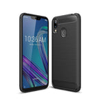Brushed Texture Carbon Fiber Shockproof TPU Case for ASUS ZenFone Max (M2), ASUS ZenFone Max (M2)