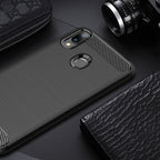 Brushed Texture Carbon Fiber Shockproof TPU Case for ASUS ZenFone Max (M2), ASUS ZenFone Max (M2)