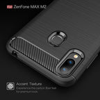Brushed Texture Carbon Fiber Shockproof TPU Case for ASUS ZenFone Max (M2), ASUS ZenFone Max (M2)