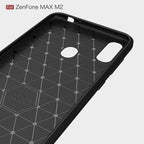 Brushed Texture Carbon Fiber Shockproof TPU Case for ASUS ZenFone Max (M2), ASUS ZenFone Max (M2)