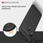 Brushed Texture Carbon Fiber Shockproof TPU Case for ASUS ZenFone Max (M2), ASUS ZenFone Max (M2)