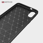 Brushed Texture Carbon Fiber Shockproof TPU Case for MOTO E6 — view 8