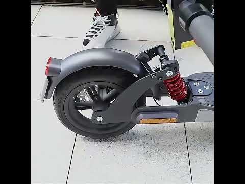 For Xiaomi Scooter Pro/Pro 2 Electric Scooter Rear Shock Absorber Suspension System Ride Vibration Reduction Kit Red - YouTube Video