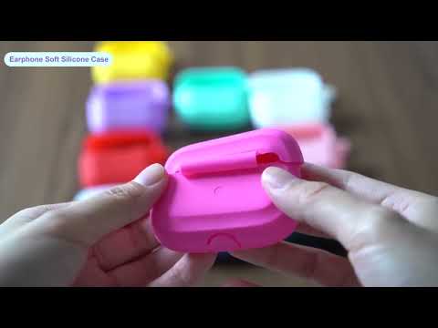 Bluetooth Earphone Soft Silicone Case For AirPods Pro (Rose Red) - YouTube Video