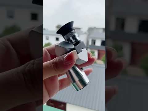 8x HD Low-Light Night Vision Mini Monocular Portable Metal Compact Angled Monocular, Spec: Single - YouTube Video