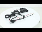 Motorcycle Square Waterproof Charger Digital Display Voltmeter Switch(Blue Dual QC) - YouTube Video