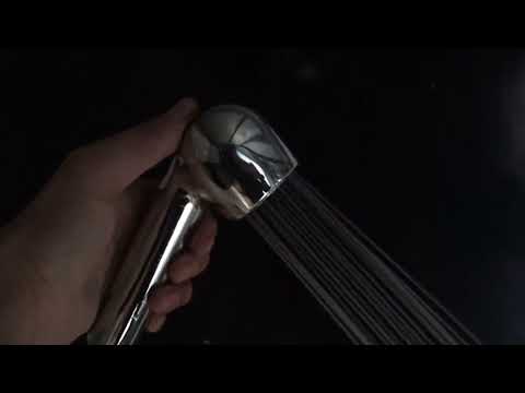 Bathroom Kitchen ABS Handheld Water Saving Pressurization Shower Head - YouTube Video
