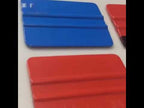 5pcs Felt Scraper Plastic Film Scraper Car Foil Cleaning Tools, Size:10×7cm(Blue) - YouTube Video