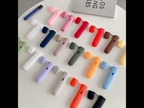 Cigarette Rod Transparent Protective Case For Relx 5 Generation(Transparent White) - YouTube Video