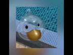 Y-100 Children Transparent Duck Shape Swimming Ring, Size:70 x 44cm - YouTube Video