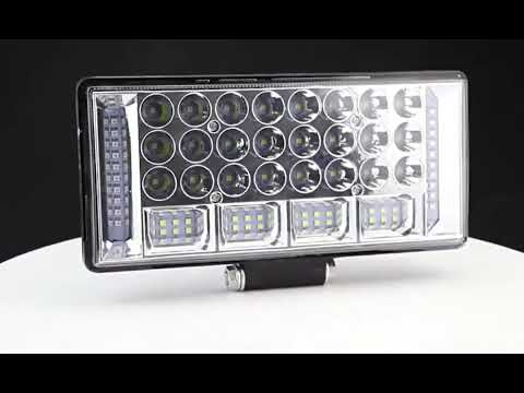 9-80V 18W 6000K 4 inch Car 36pcs LED Work Light(White Light) - YouTube Video