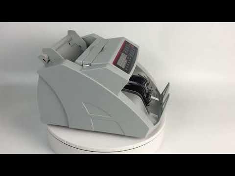 2108UV/IR 220V Multi-Currency Money Counter, Specification: US Plug - YouTube Video