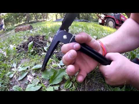 Multi-function Portable Folding Camping Shovel Survival Spade Outdoor Garden Shovel(Black) - YouTube Video