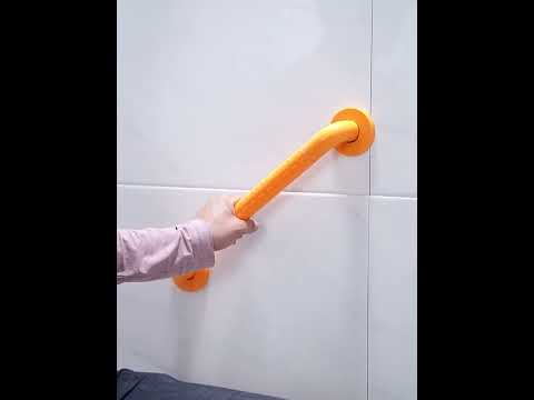 Kuaierte Bathroom Stainless Steel Safety Anti-Slip Disabled/Elderly Handrails, Size: 38cm (White) - YouTube Video