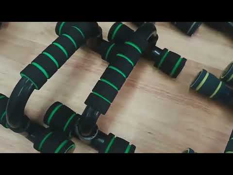 Household Sponge Sleeve H-shaped Push-ups Stand(Red) - YouTube Video