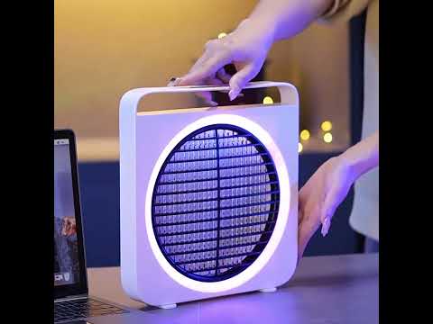 M1 Home Use Quiet Electric Mosquito Killer Outdoor Mosquito Attractor, Catcher, Repeller, Spec: Plug-in White - YouTube Video