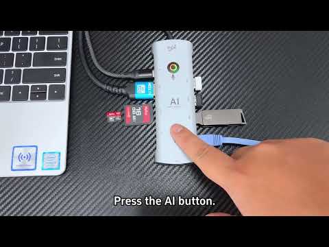 YCE V261 13 in 1 USB-C / Type-C HUB Adapter AI Docking Station(Grey) - YouTube Video