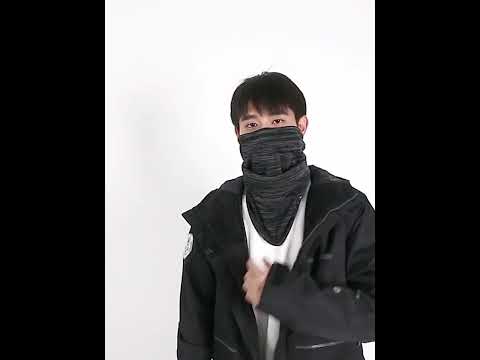 YIPINU YPU-5 Autumn/Winter Warm Bib Cycling Mask Thick Polar Fleece Scarf, Size: Free Code(Gray) - YouTube Video